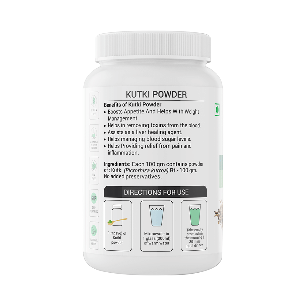 Krishna's Herbal & Ayurveda Kutki Powder - Image 3