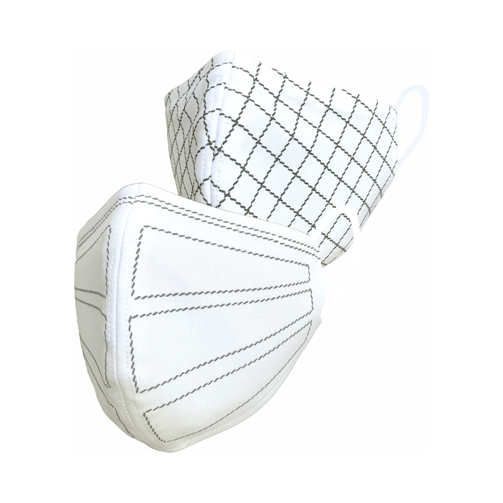 Nivedita Saboo Cares Large Ivory BreathSafe Protective Reusable Face Mask