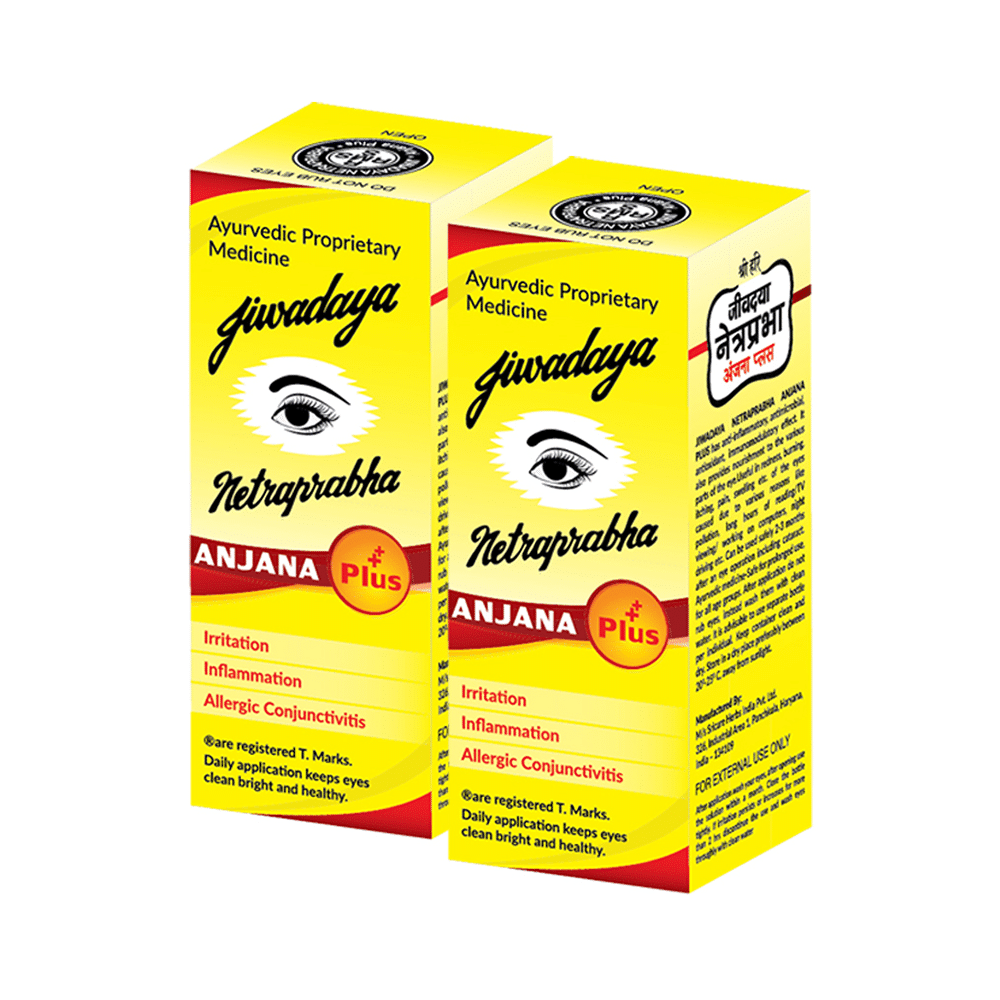 Jiwadaya Netraprabha Anjana Plus Eye Drop (5ml Each) - Image 1