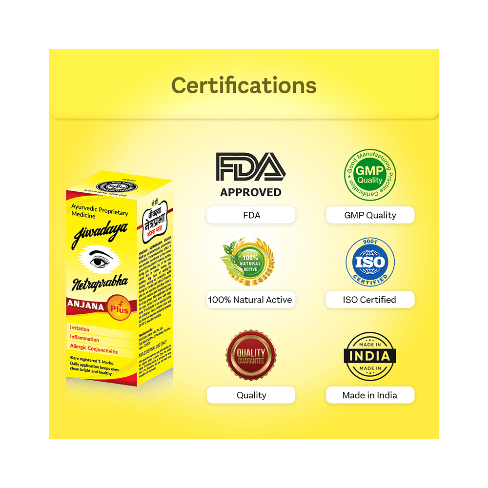 Jiwadaya Netraprabha Anjana Plus Eye Drop (5ml Each) - Image 8