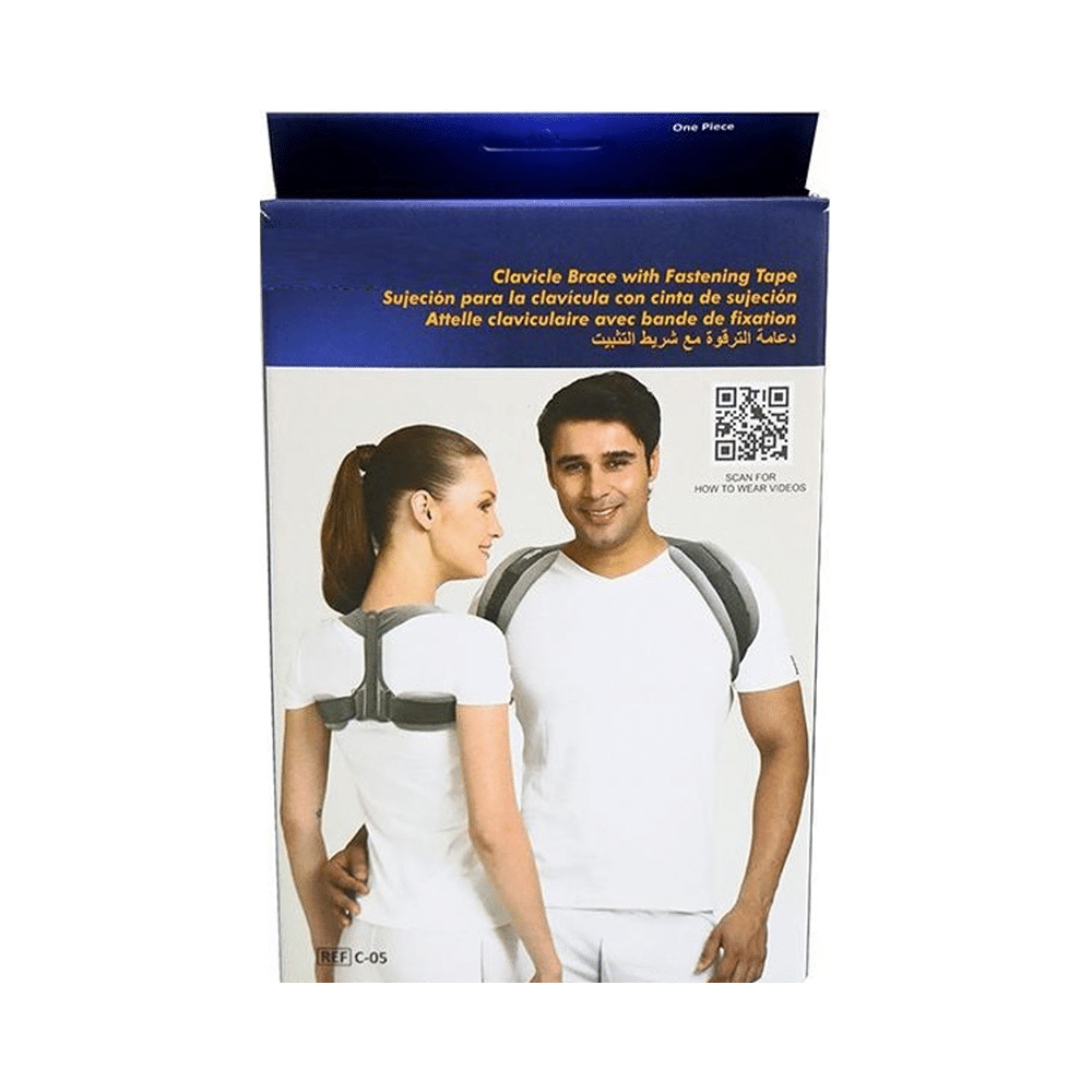 Agarwals Clavicle Brace With Fastening Tape Medium - Image 2