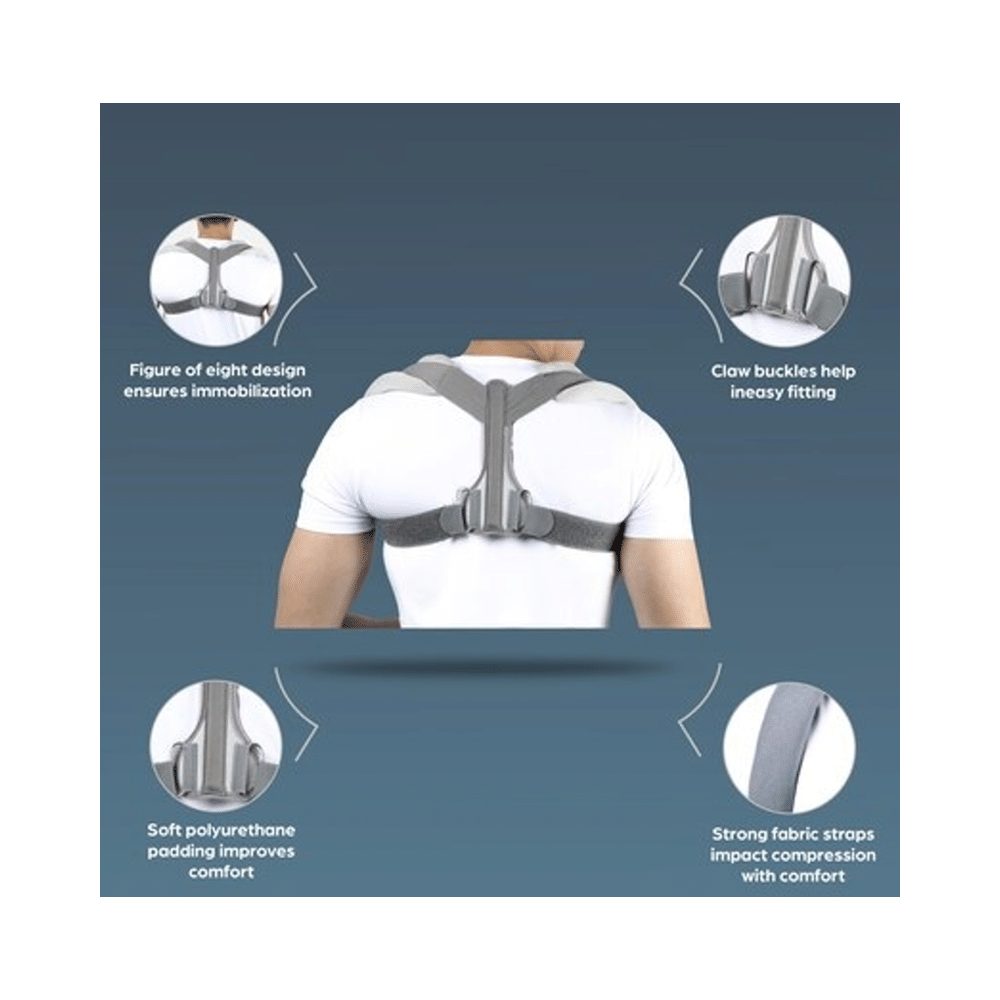 Agarwals Clavicle Brace With Fastening Tape Medium - Image 3