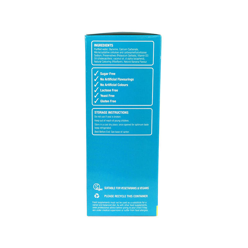 Natures Aid Kidz Bone Support Liquid Age 6+ Banana - Image 3