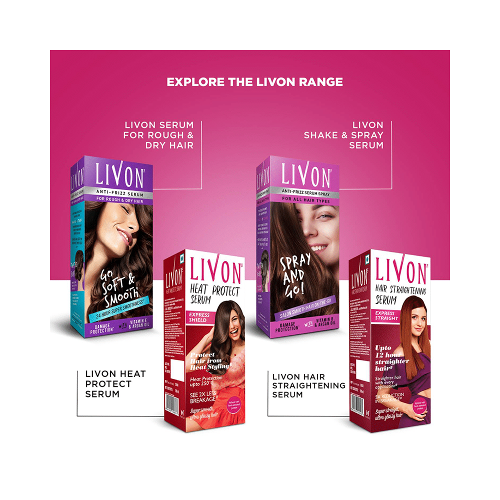 Livon Anti-Frizz Serum | Hair Care for All Hair Types - Image 9