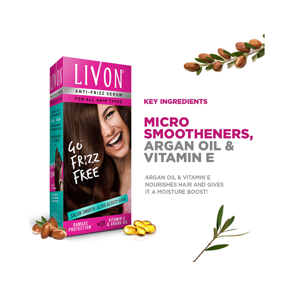 Livon Anti-Frizz Serum | Hair Care for All Hair Types - Image 6