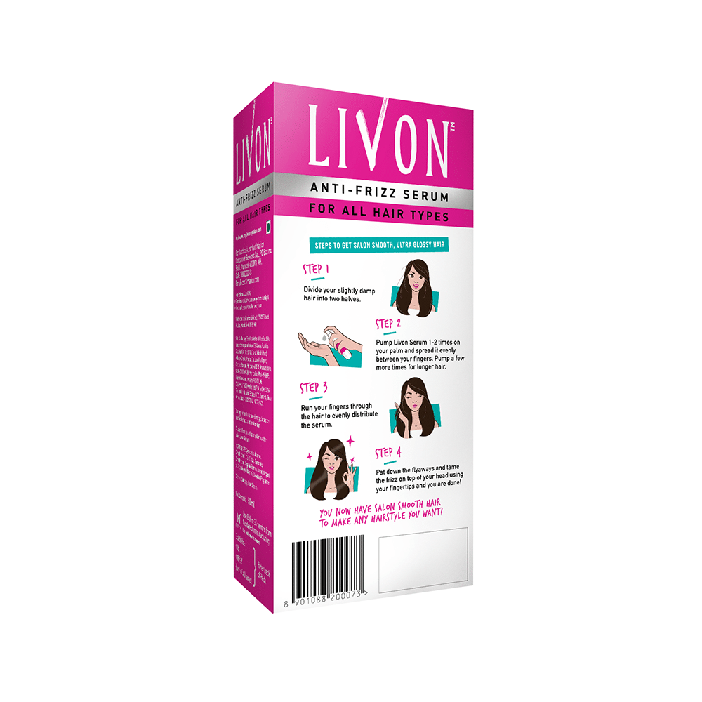 Livon Anti-Frizz Serum | Hair Care for All Hair Types - Image 2
