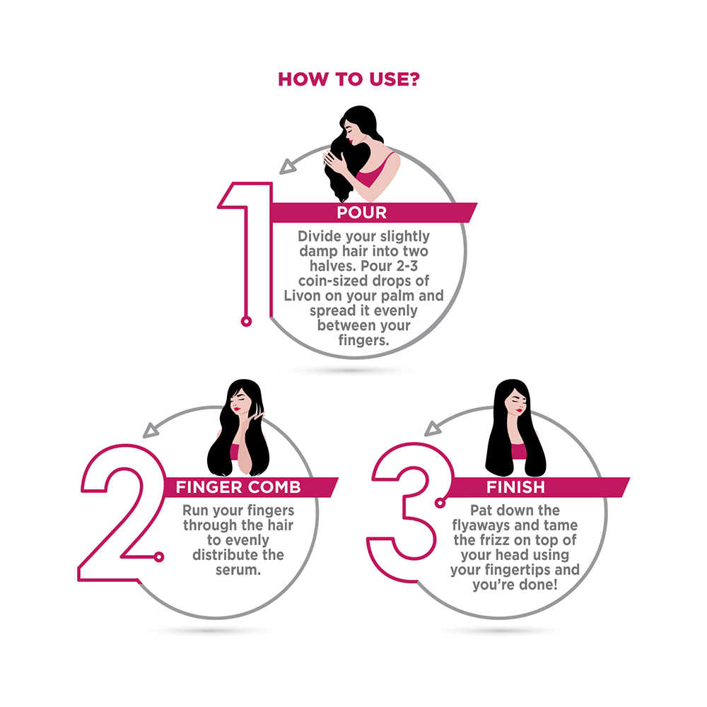 Livon Anti-Frizz Serum | Hair Care for All Hair Types - Image 8