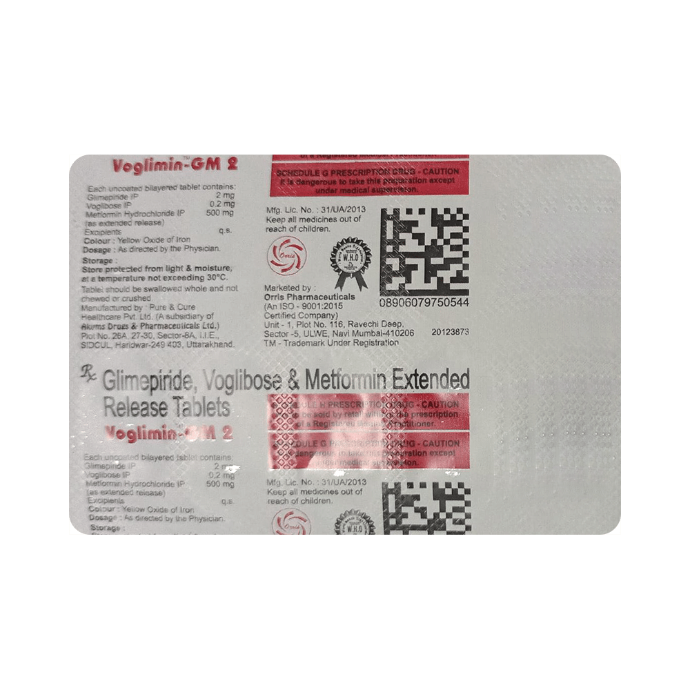 Voglimin-GM 2 Tablet ER - Image 1