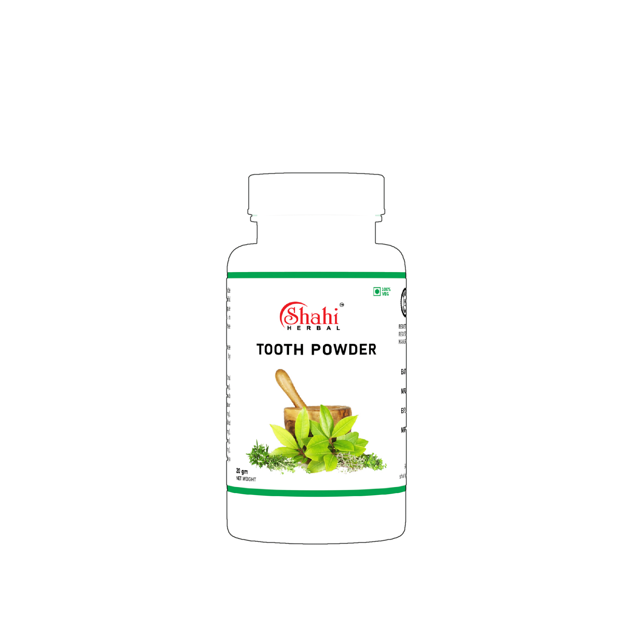 Shahi Herbal Tooth Powder (20gm Each) - Image 1
