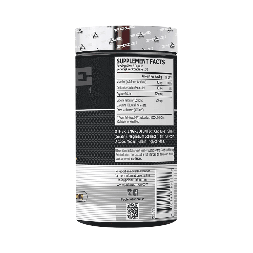 Pole Nutrition Nitric Oxide Capsule - Image 2