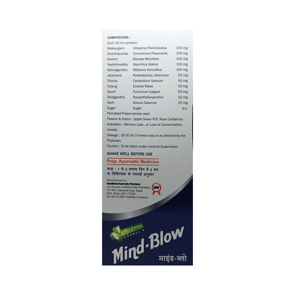 Schutcon Herbals Mind-Blow Brain Tonic - Image 2