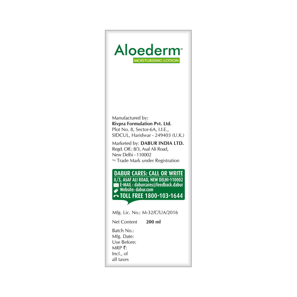 Aloederm Moisturising Lotion - Image 2