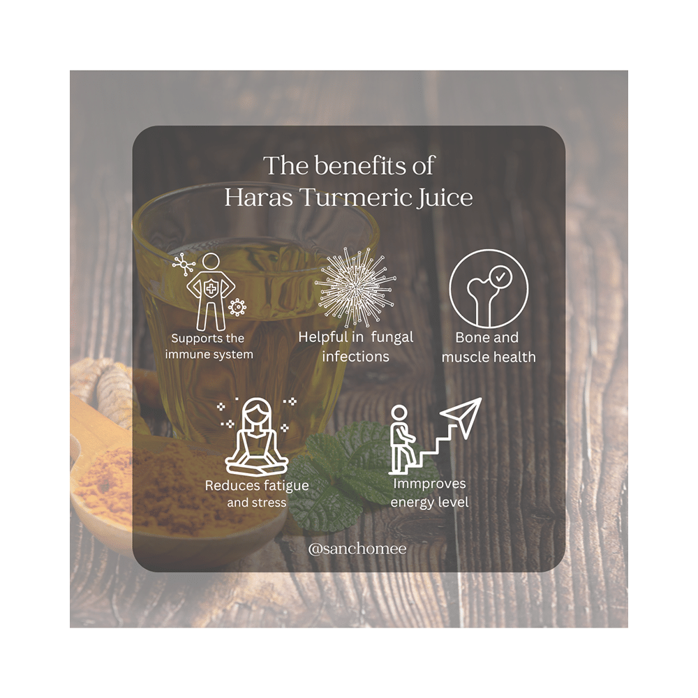 Sanchomee Herboveda Haras Turmeric Immune Care Juice - Image 5
