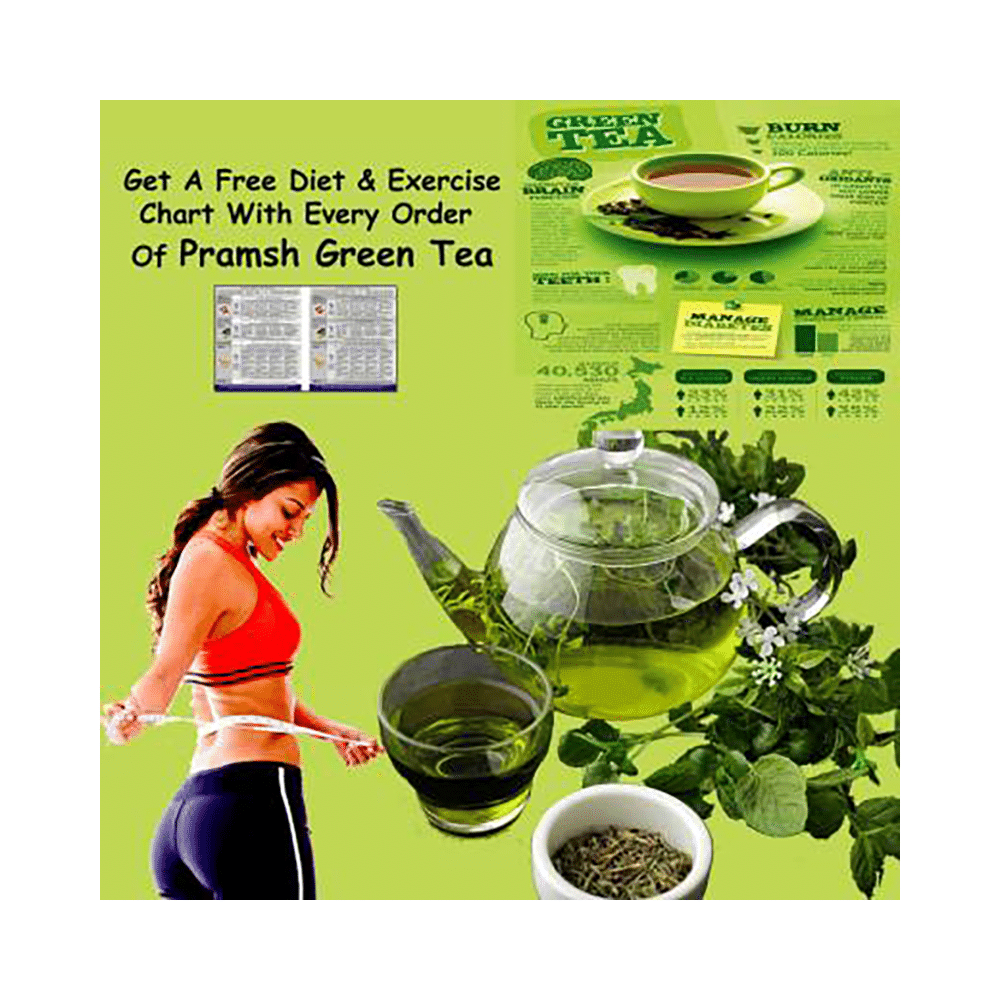 Pramsh Luxurious Quality Green Tea Leaves - Image 3
