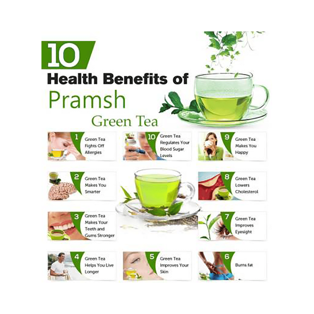 Pramsh Luxurious Quality Green Tea Leaves - Image 4