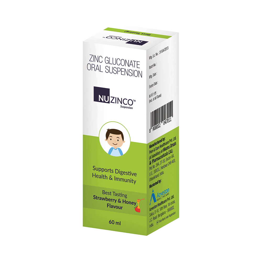 Nuzinco Oral Suspension Strawberry & Honey - Image 1