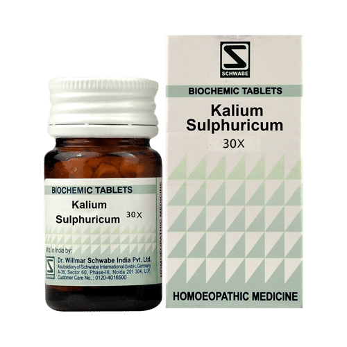 Dr Willmar Schwabe India Kali Sulphuricum Biochemic Tablet 30X - Image 1