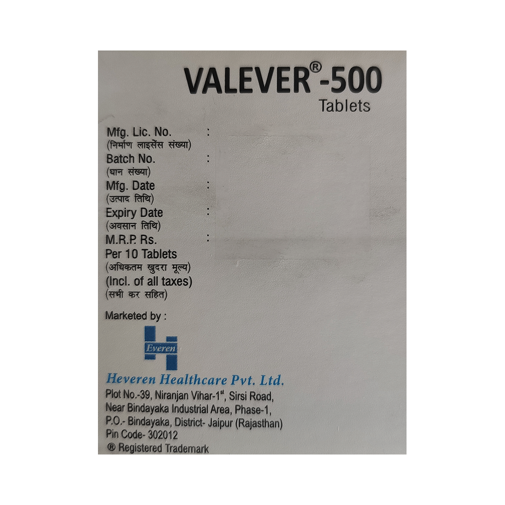 Valever 500 Tablet CR - Image 2