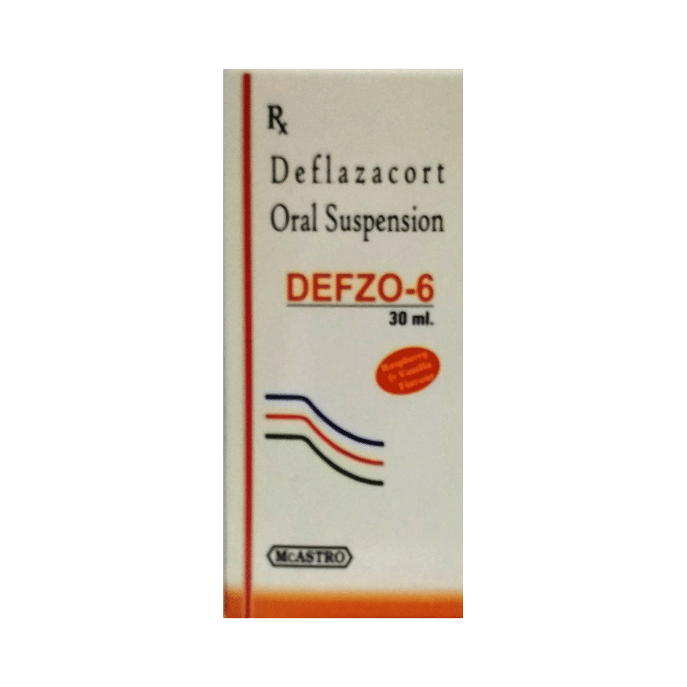 Defzo 6 Oral Suspension Raspberry & Vanilla