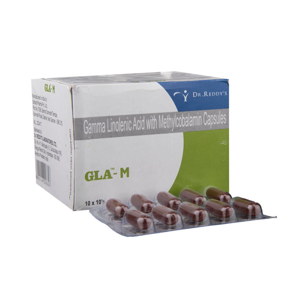 Gla-M  Capsule | With Vitamin B12 | Supports Nutritional Needs - Image 1
