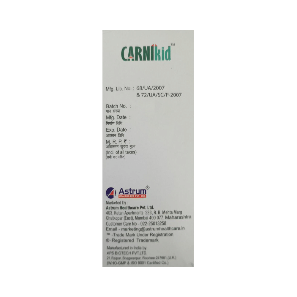 Carnikid Oral Solution Sugar Free - Image 3