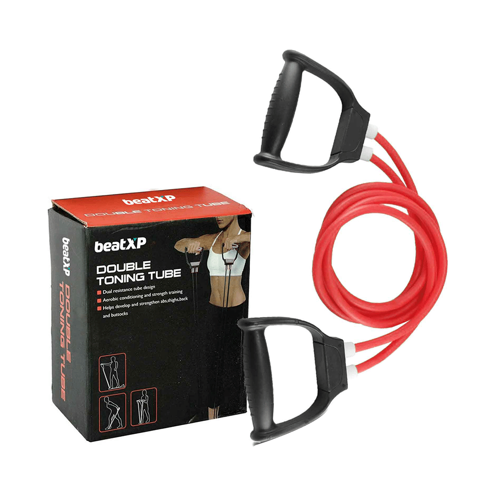 beatXP Resistance Band Double Tubing Red GHVMEDFIT085 - Image 1