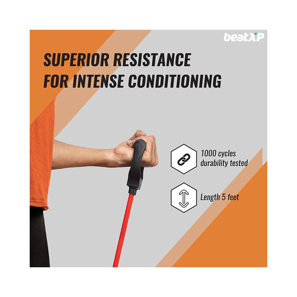 beatXP Resistance Band Double Tubing Red GHVMEDFIT085 - Image 5