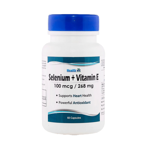 HealthVit Selenium & Vitamin E 100mcg/268mg Capsule - Image 1
