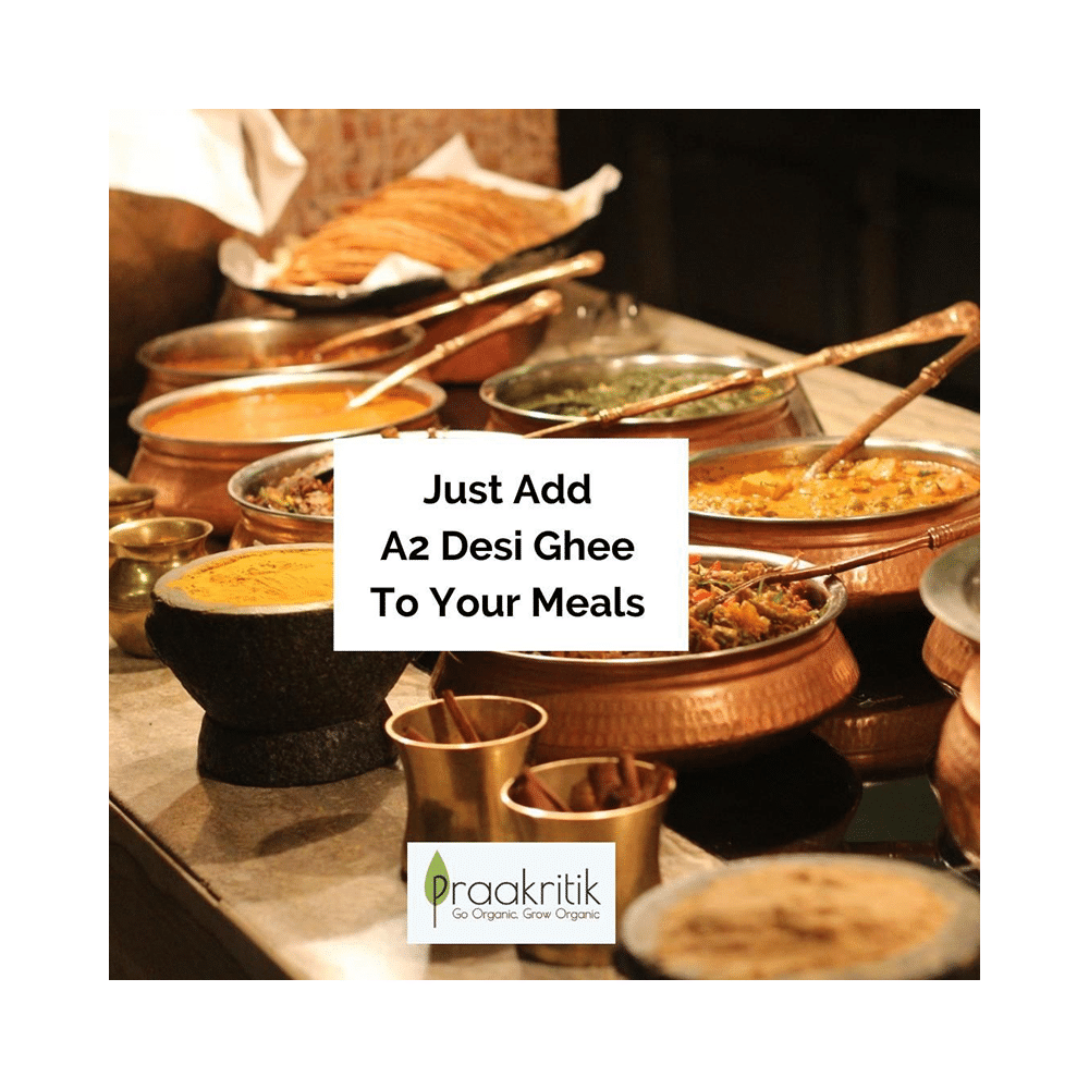 Praakritik Desi Gir Cow's A2 Vedic Churned Ghee | Lactose Free - Image 4