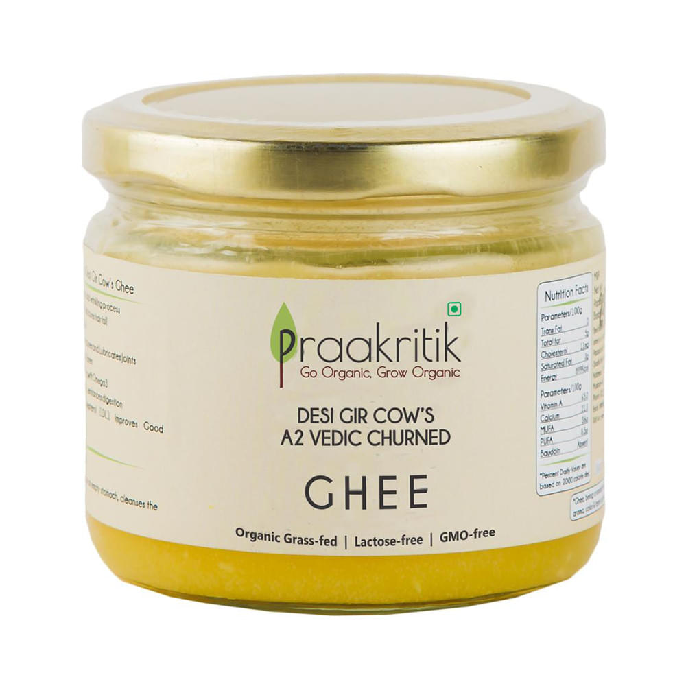 Praakritik Desi Gir Cow's A2 Vedic Churned Ghee | Lactose Free - Image 1