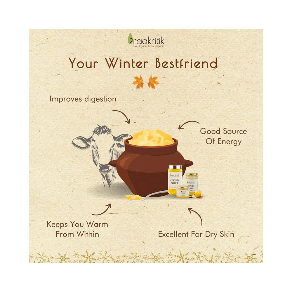 Praakritik Desi Gir Cow's A2 Vedic Churned Ghee | Lactose Free - Image 24