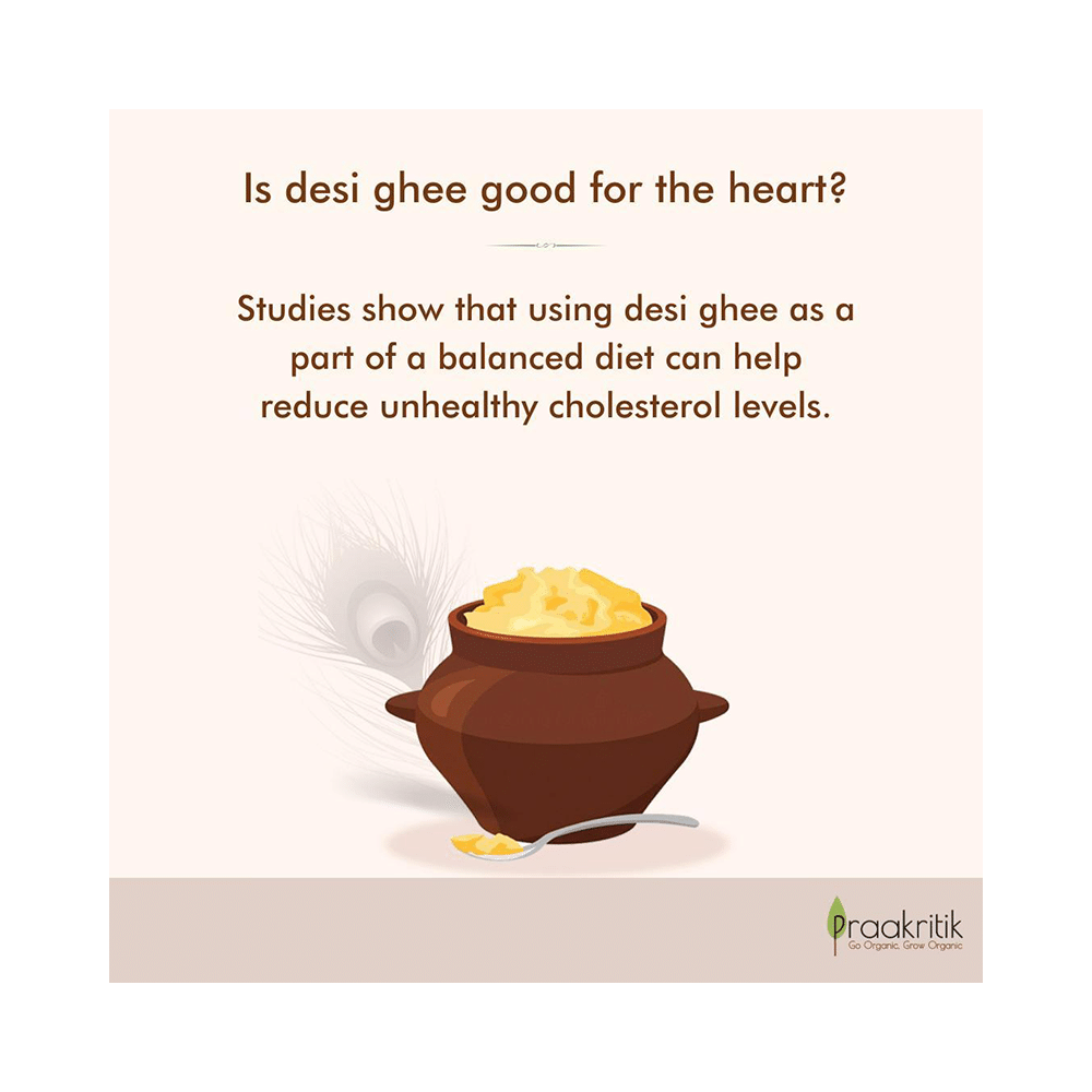 Praakritik Desi Gir Cow's A2 Vedic Churned Ghee | Lactose Free - Image 23
