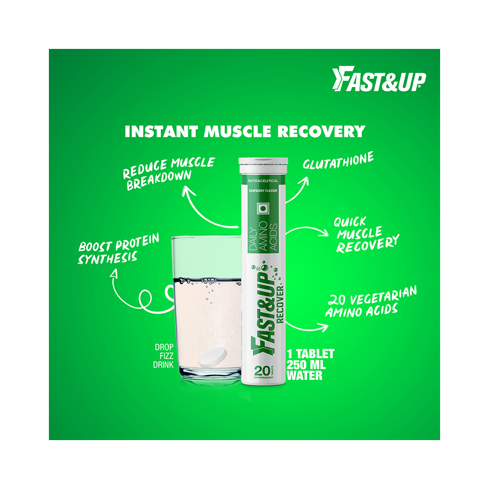 Fast&Up Combo Pack of Recover (20) & 2 Pack of Activate (10) Effervescent Tablet - Image 14