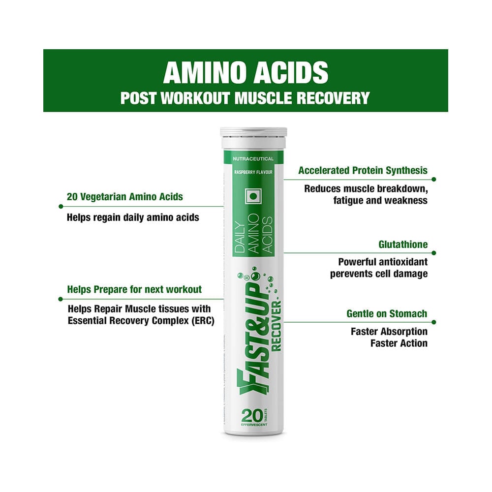 Fast&Up Combo Pack of Recover (20) & 2 Pack of Activate (10) Effervescent Tablet - Image 10