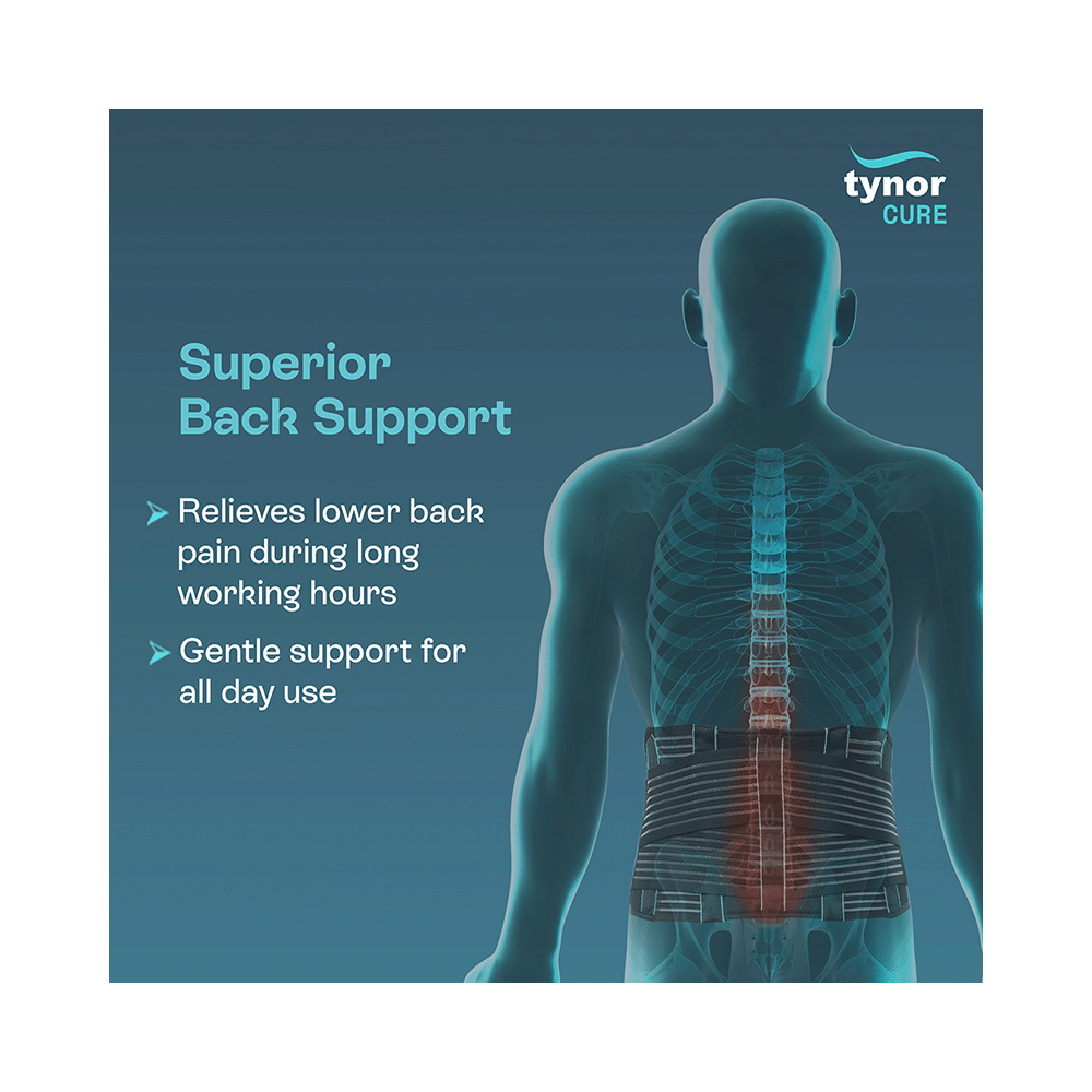 Tynor Back Support Belt Small Black - Image 2