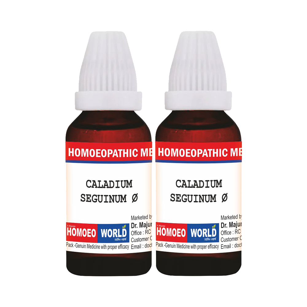 Dr. Majumder Homeo World Caladium Seguinum Mother Tincture (30ml Each)  Q - Image 1