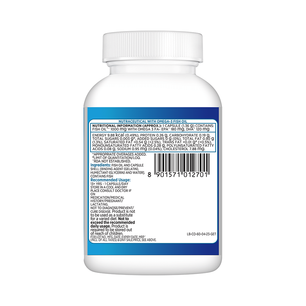 Centrum Omega 3 Fish Oil Capsule for Heart, Skin, Eye & Joint Health - Image 3