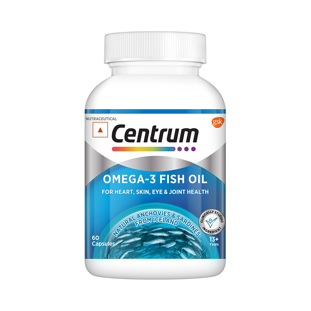 Centrum Omega 3 Fish Oil Capsule for Heart, Skin, Eye & Joint Health - Image 1