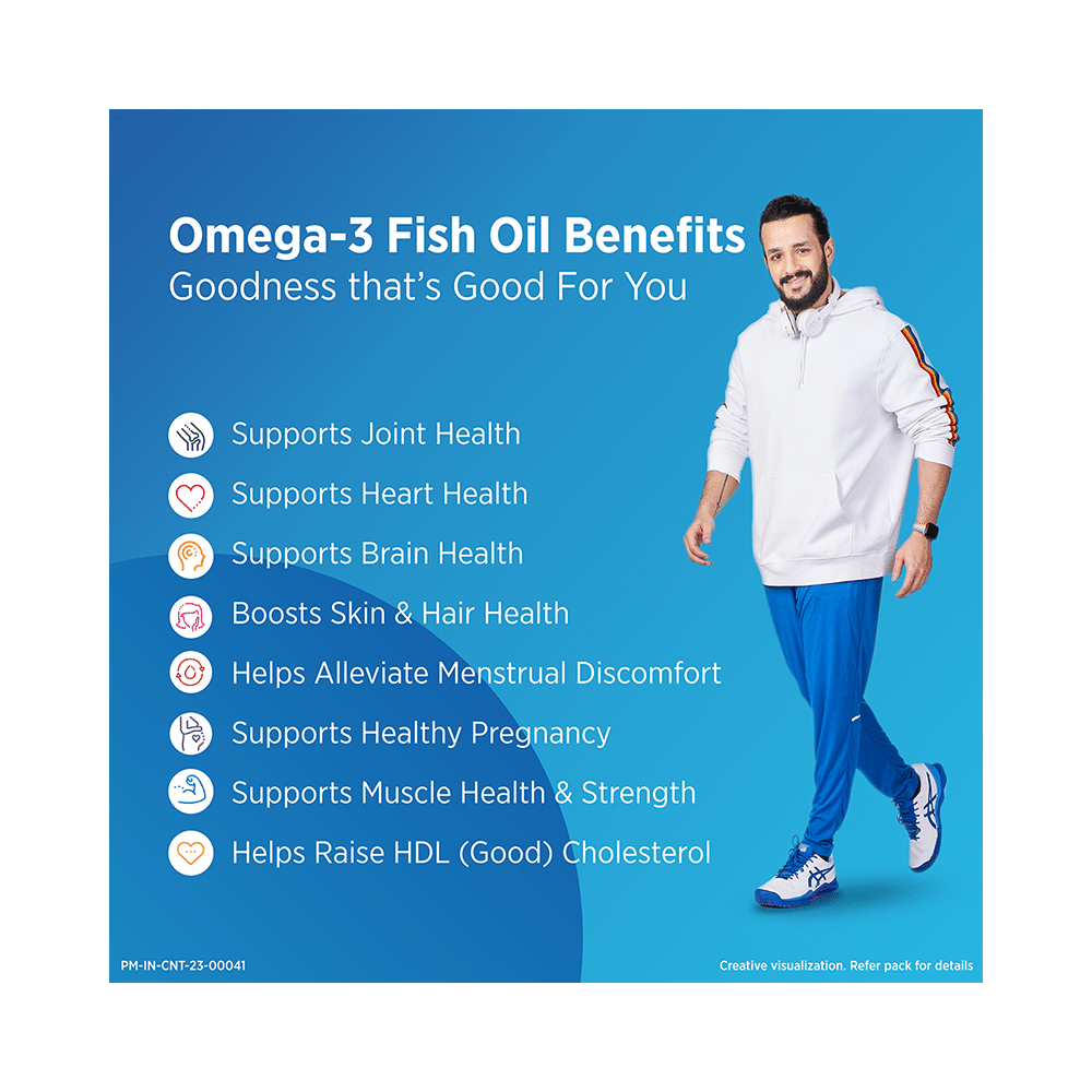 Centrum Omega 3 Fish Oil Capsule for Heart, Skin, Eye & Joint Health - Image 6