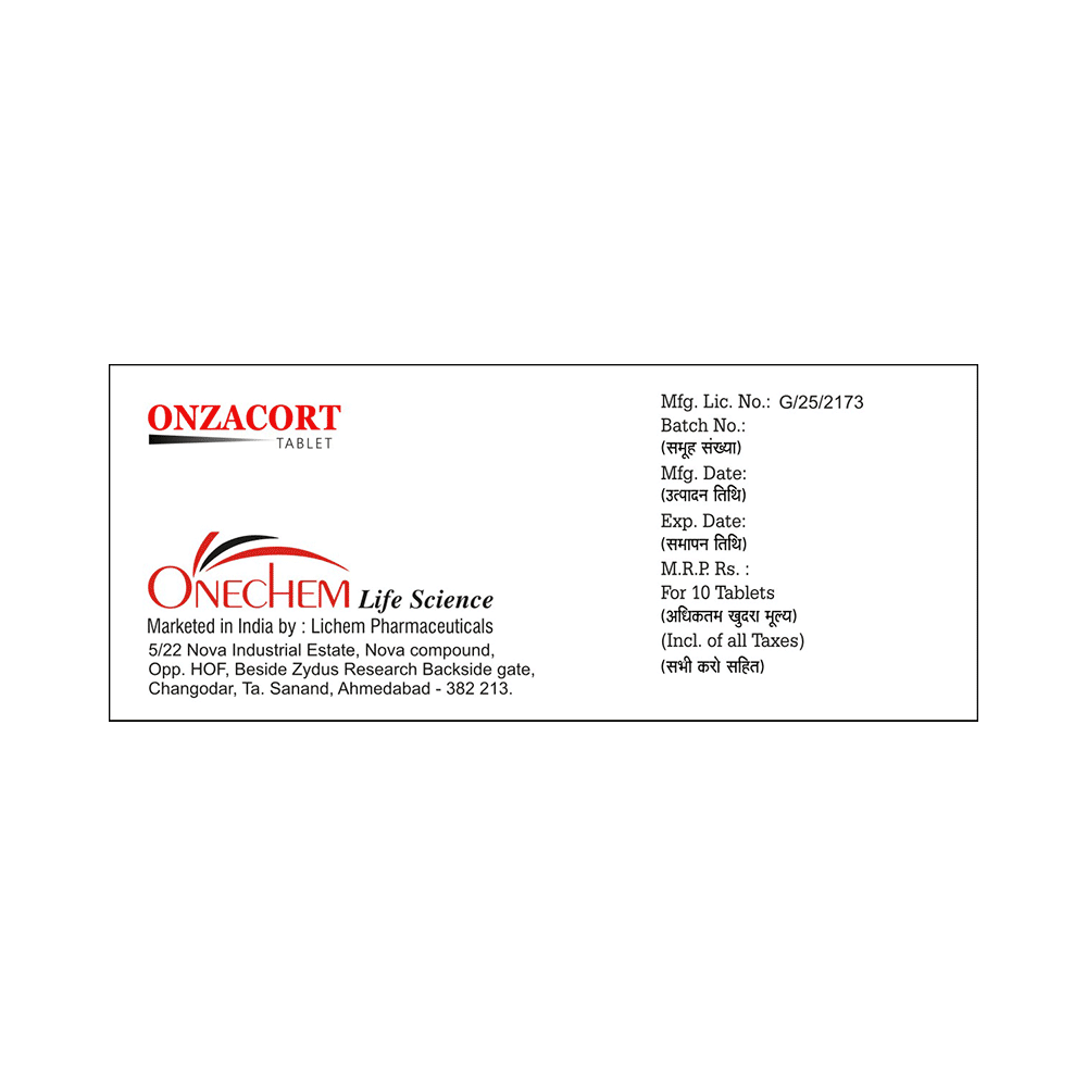 Onzacort Tablet - Image 3