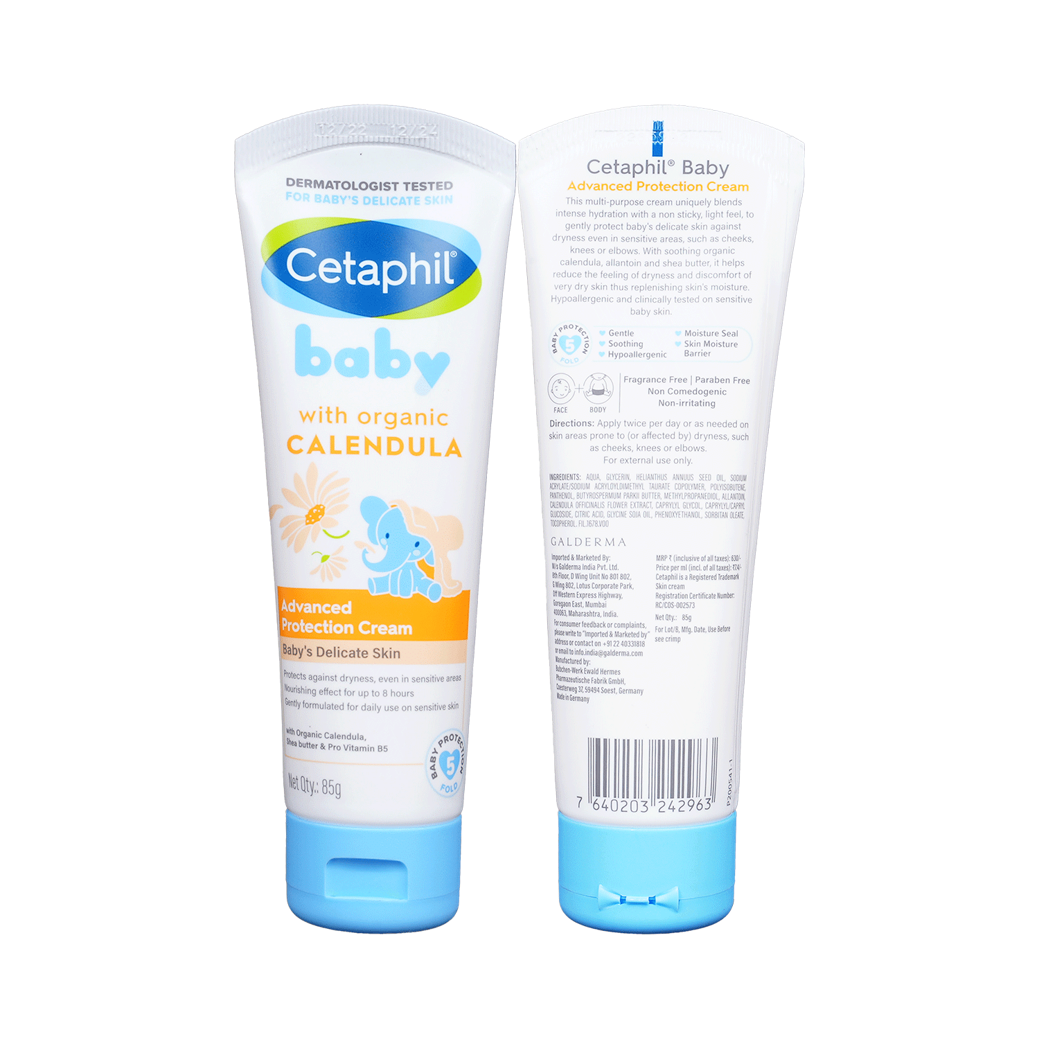 Cetaphil Baby Advance Protection Cream with Organic Calendula - Image 1