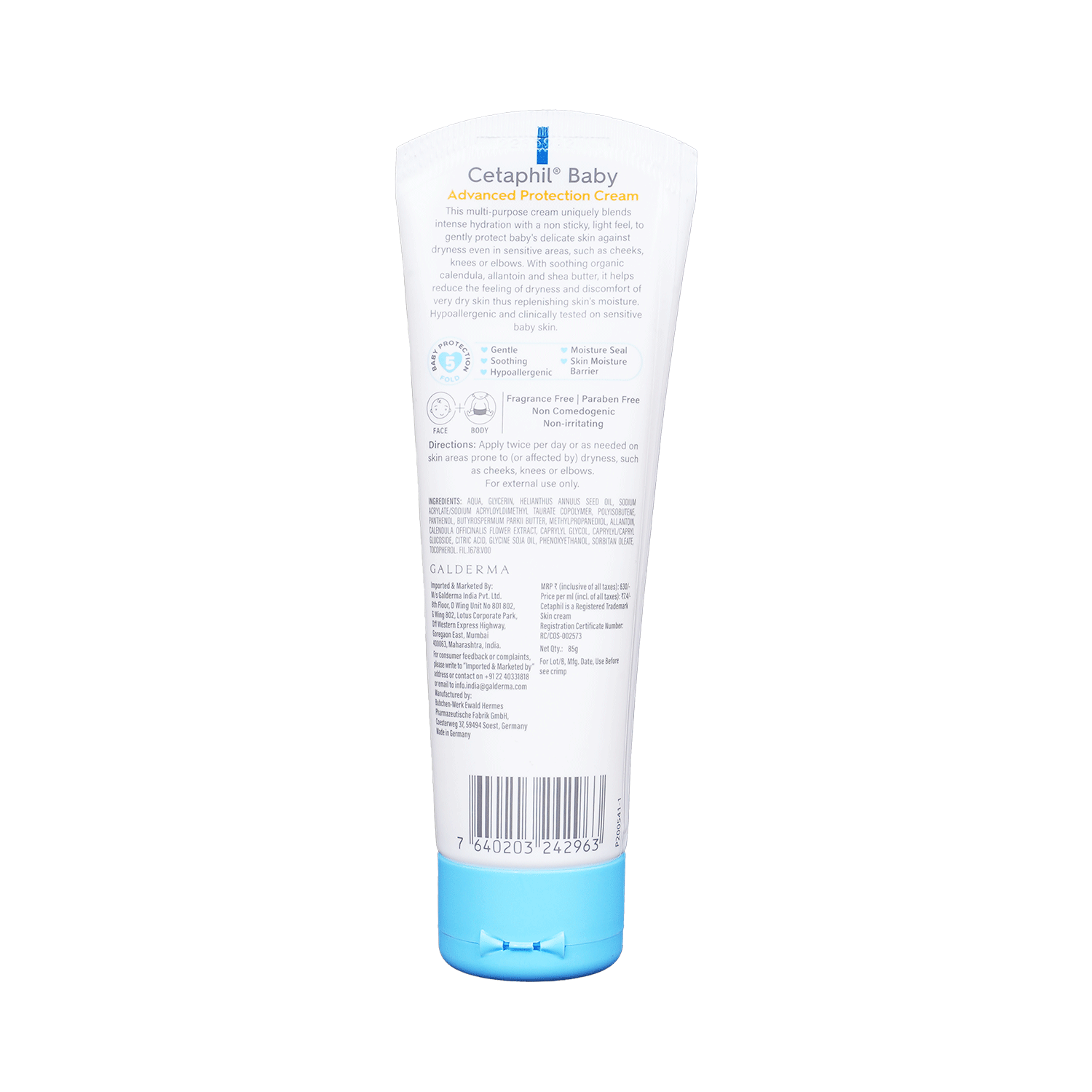 Cetaphil Baby Advance Protection Cream with Organic Calendula - Image 3