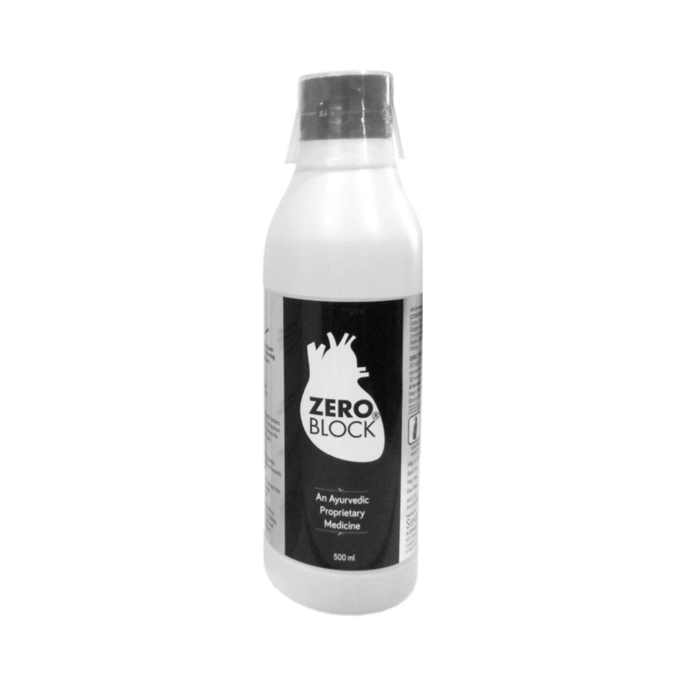 Zero Block Ayurvedic Syrup | For Heart Health (500ml Each) - Image 2