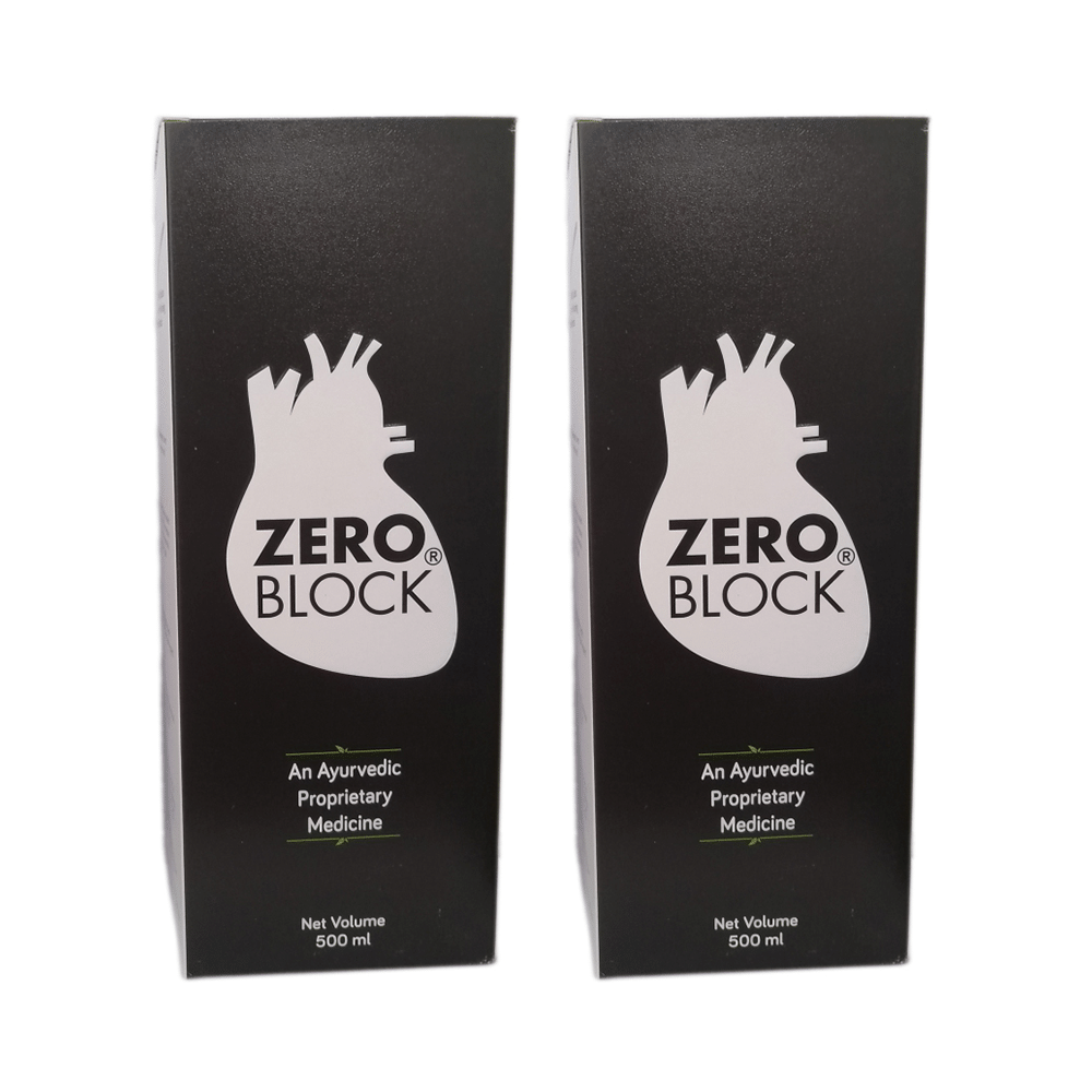 Zero Block Ayurvedic Syrup | For Heart Health (500ml Each) - Image 6