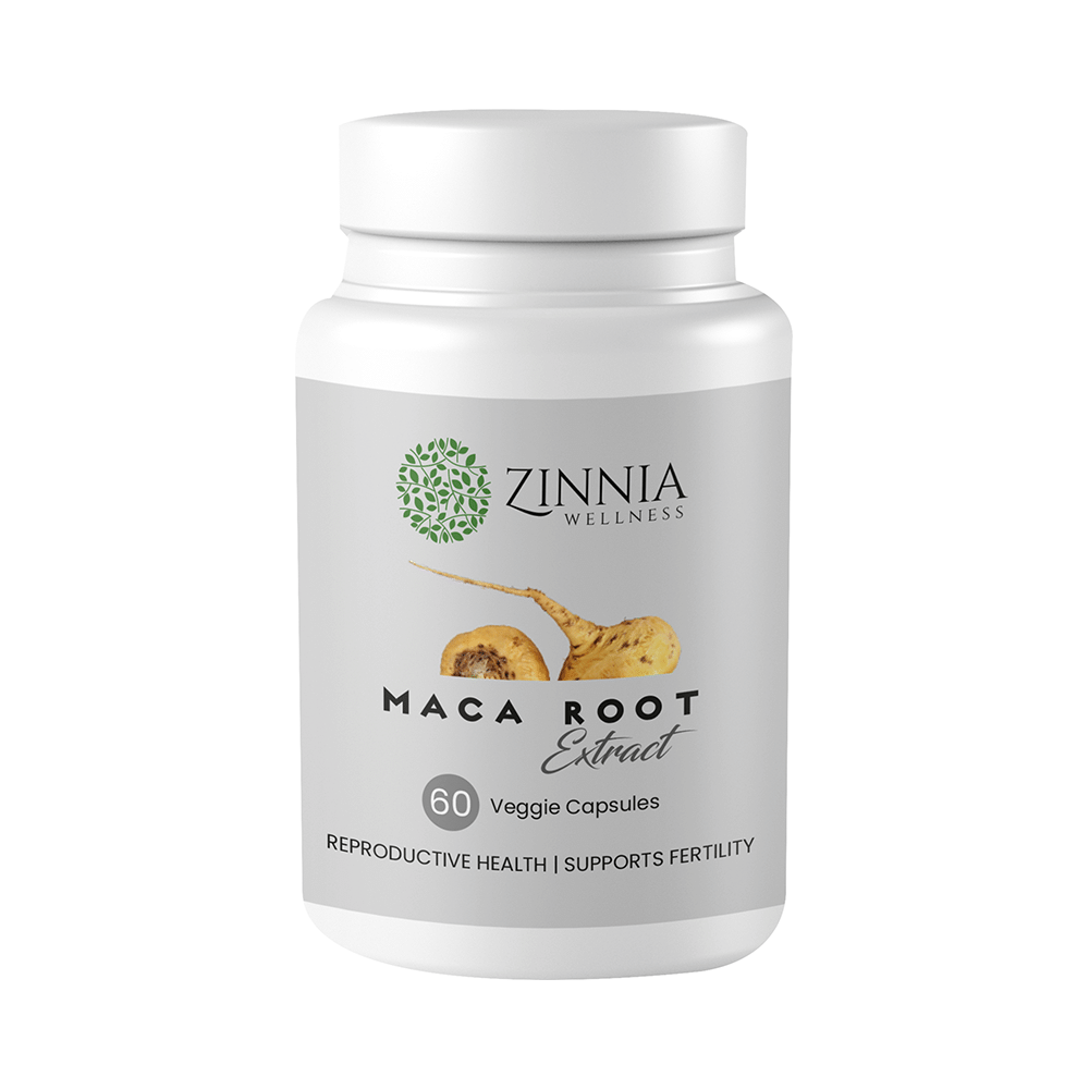 Zinnia Wellness Maca Root Extract Veggie Capsule - Image 1