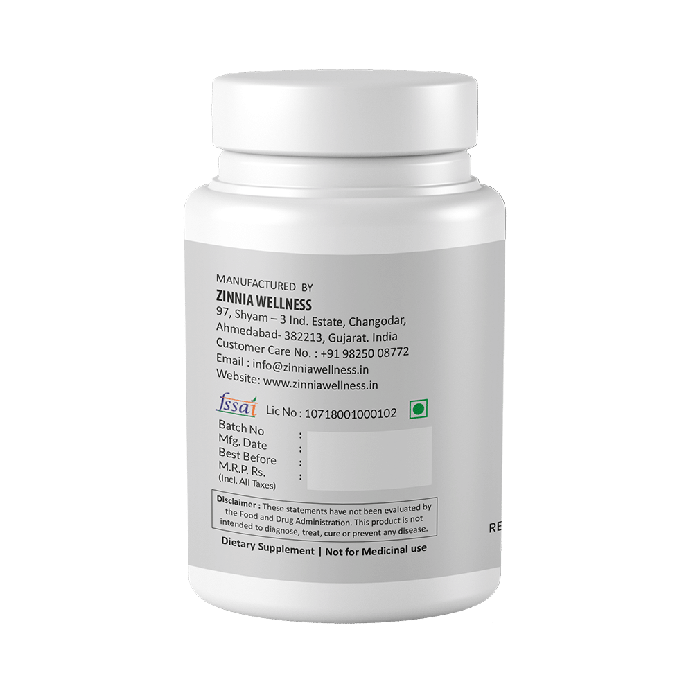 Zinnia Wellness Maca Root Extract Veggie Capsule - Image 2