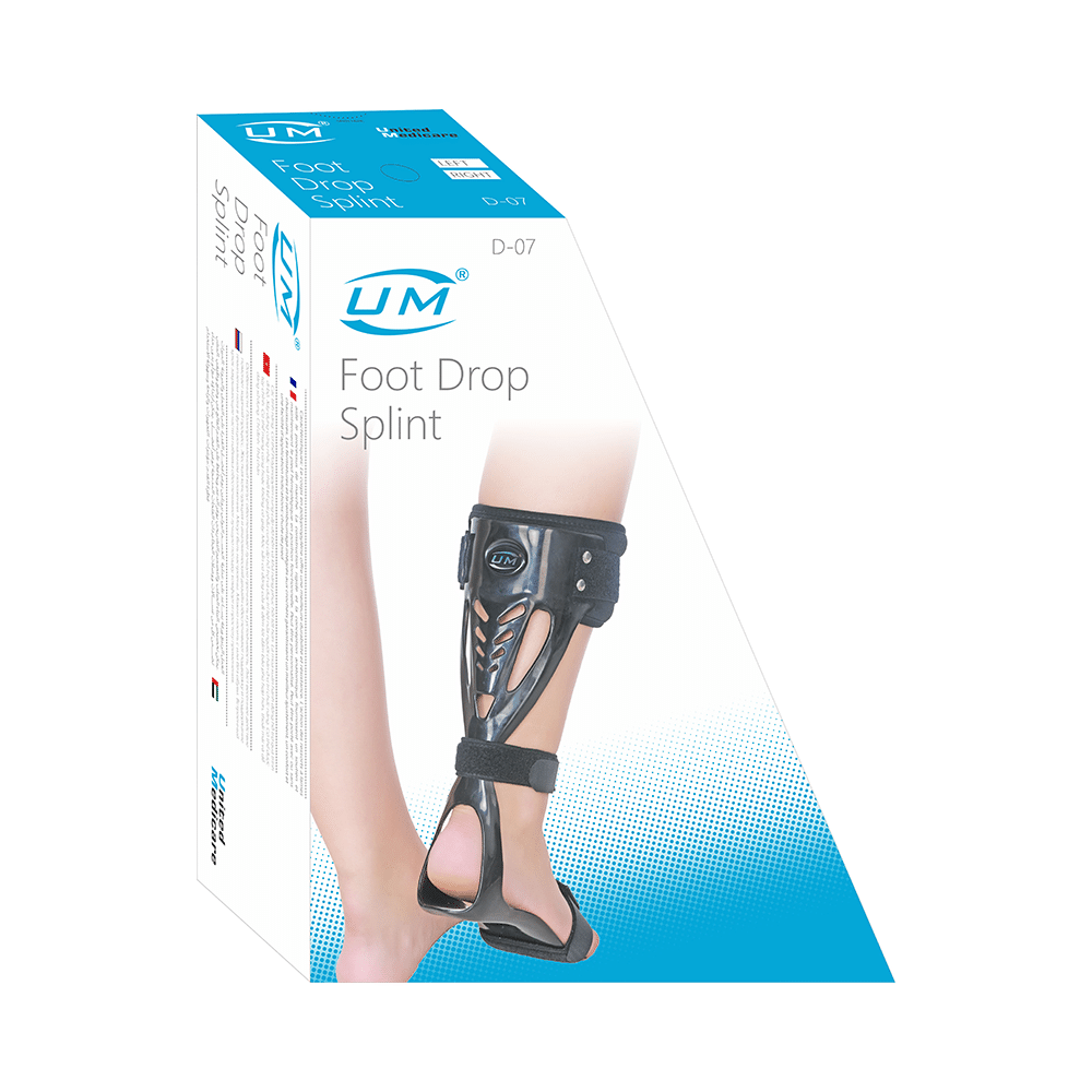 United Medicare Foot Drop Splint Medium Left