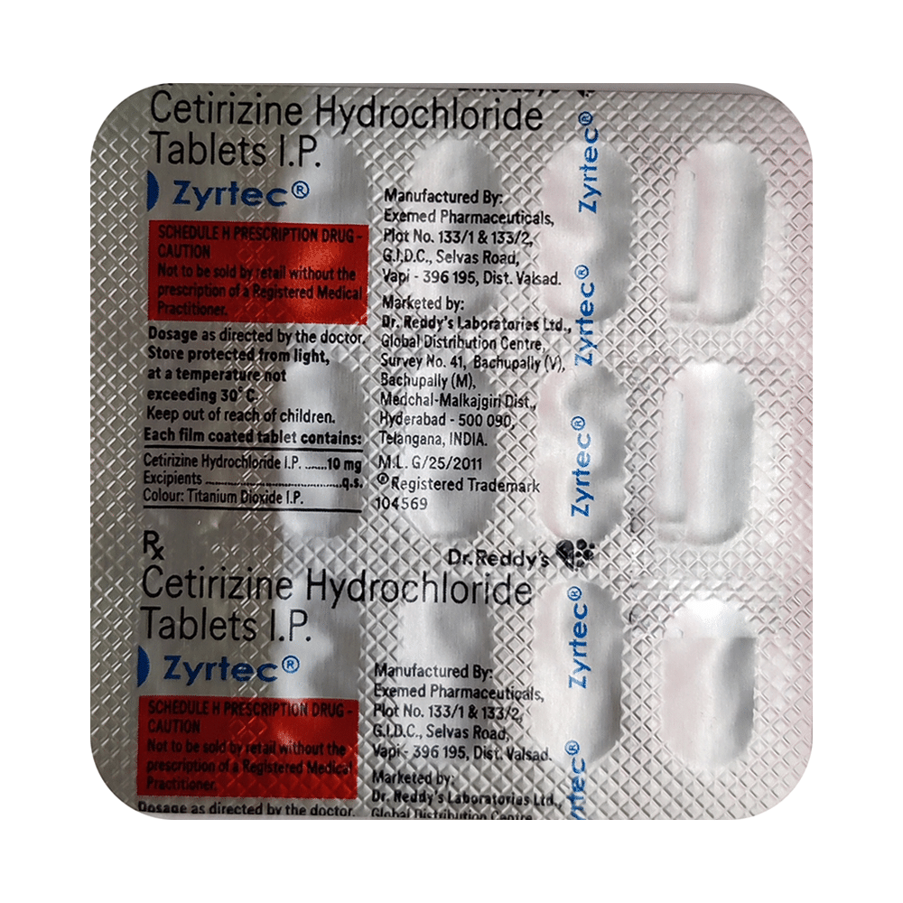 Zyrtec Tablet - Image 3