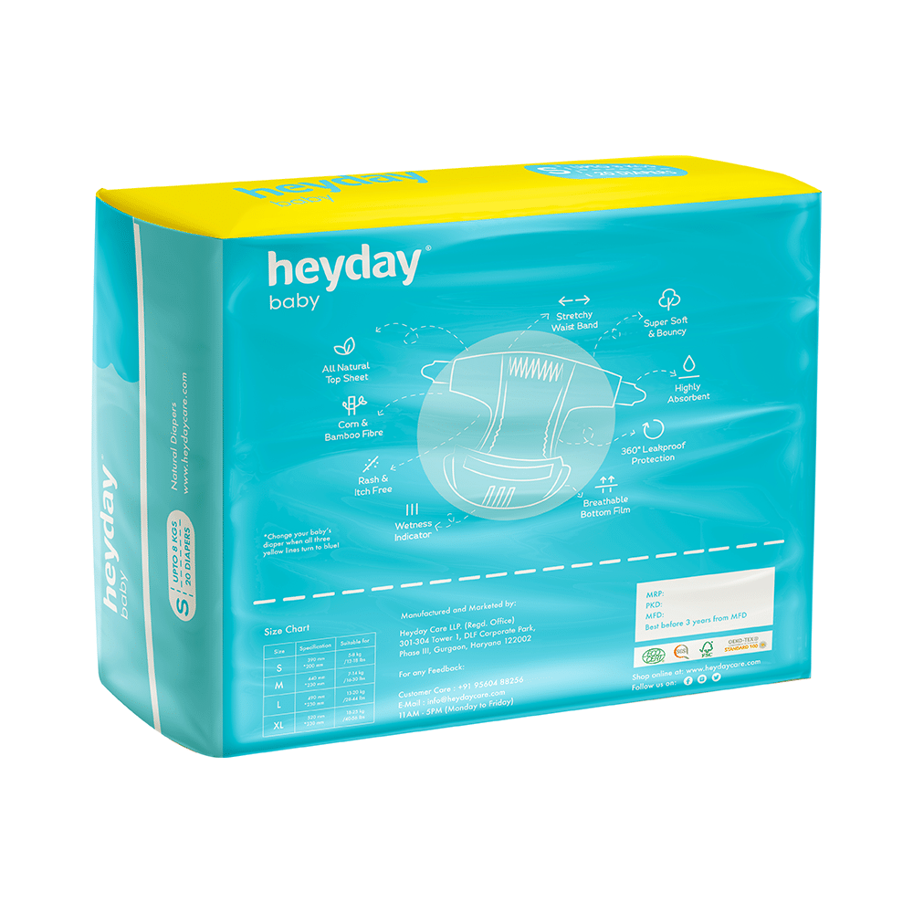Heyday Natural Baby Diaper Small - Image 2