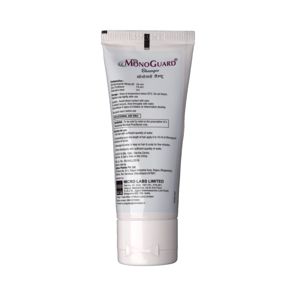 Monoguard Sertaconazole & Zinc Pyrithione Shampoo | Fights Dandruff - Image 4